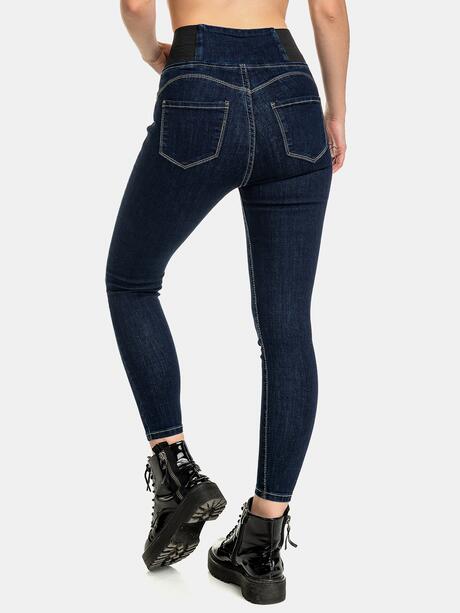 Spodnie jeansowe z gumką