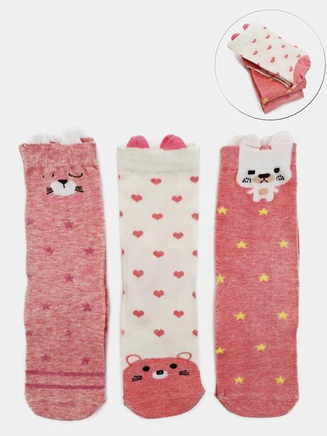 Bawełniane skarpetki 3-pak 23-26