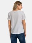 Bawełniany t-shirt z minimalistycznym nadrukiem
