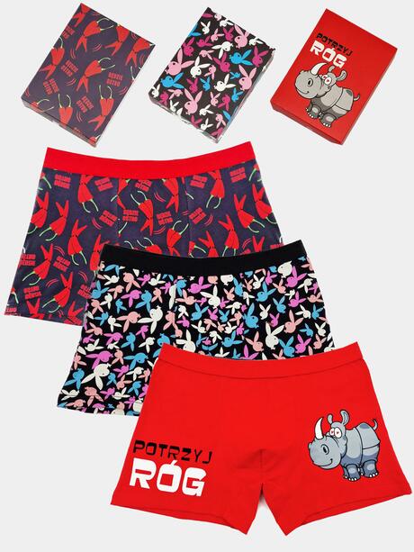 Zestaw bokserki męskie na prezent 2XL