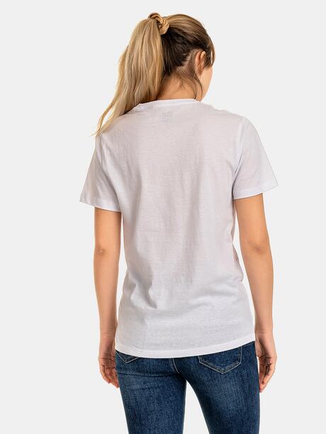 Bawełniany t-shirt z nadrukiem