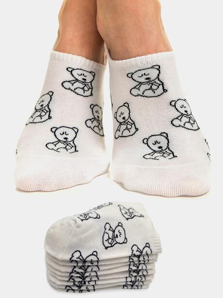 Niskie stopki balerinki 4-pak 39-41