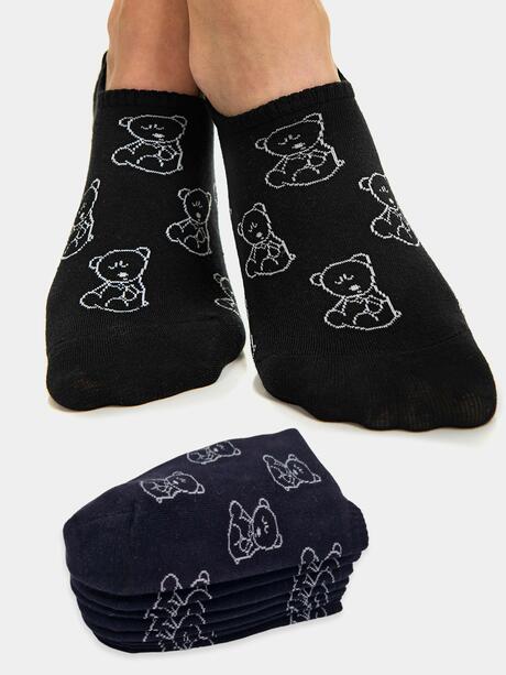 Niskie stopki balerinki 4-pak 39-41