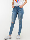 Spodnie jeansowe SLIM FIT z dziurami