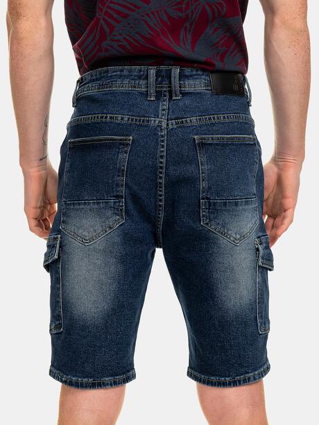 Jeansowe szorty z kieszeniami