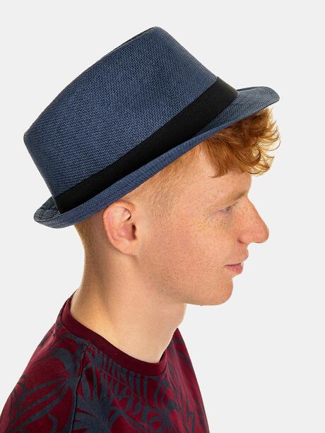 Pleciony kapelusz męski