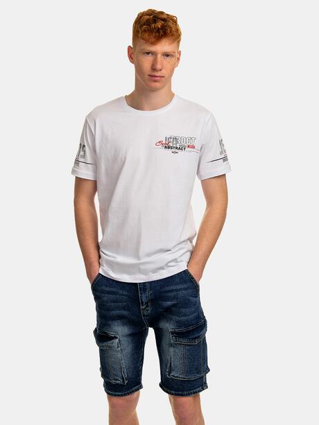 T-shirt bawełniany z nadrukiem