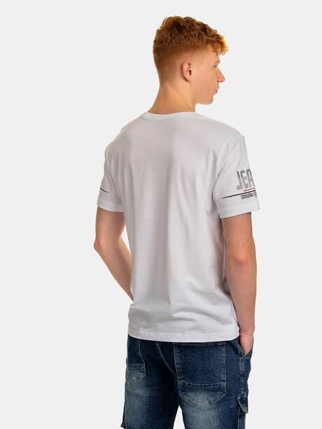 T-shirt bawełniany z nadrukiem