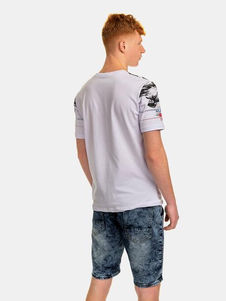 T-shirt bawełniany z nadrukiem