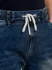 Jeansowe szorty z wiązaniem