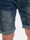Jeansowe szorty z wiązaniem
