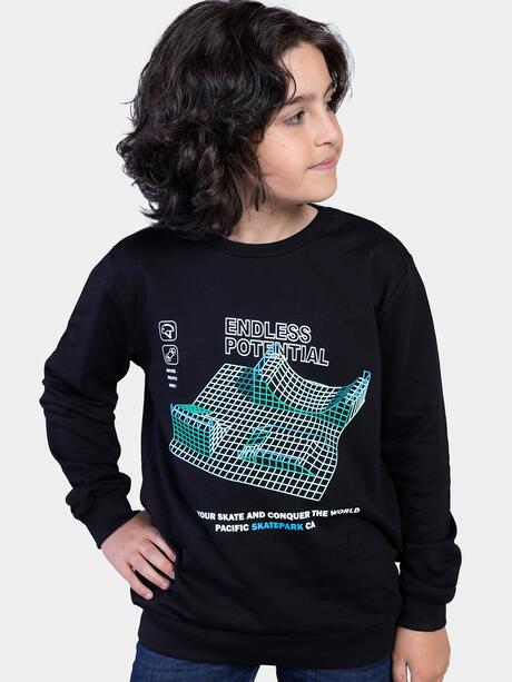 Bawełniana bluza z nadrukiem