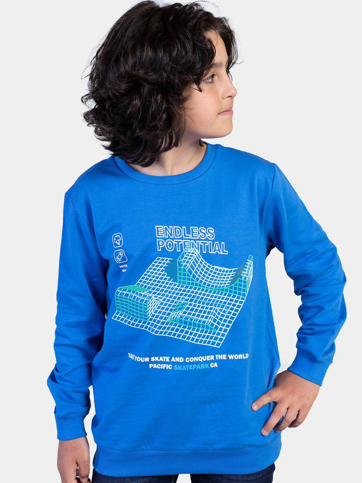 Bawełniana bluza z nadrukiem