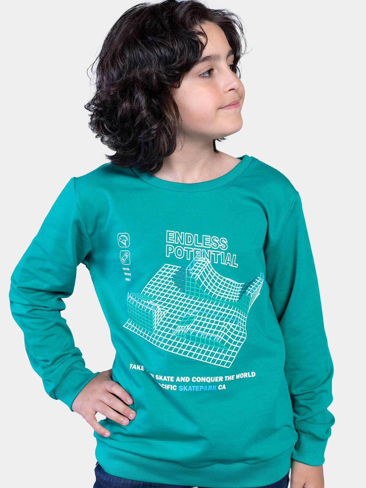 Bawełniana bluza z nadrukiem