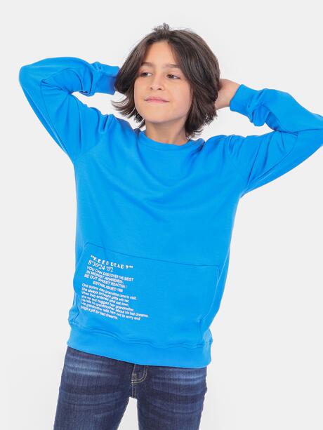 Bawełniana bluza z kieszenią