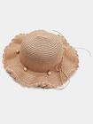 Słomkowy kapelusz z perełkami