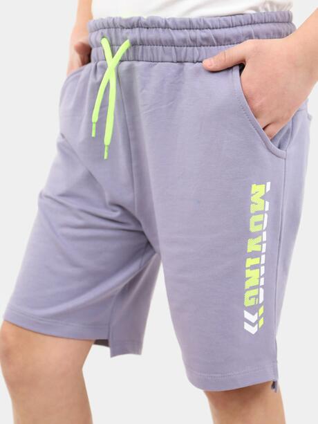 Bawełniane szorty z nadrukiem