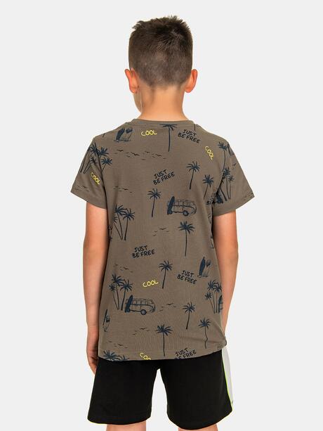 Bawełniany t-shirt z nadrukiem