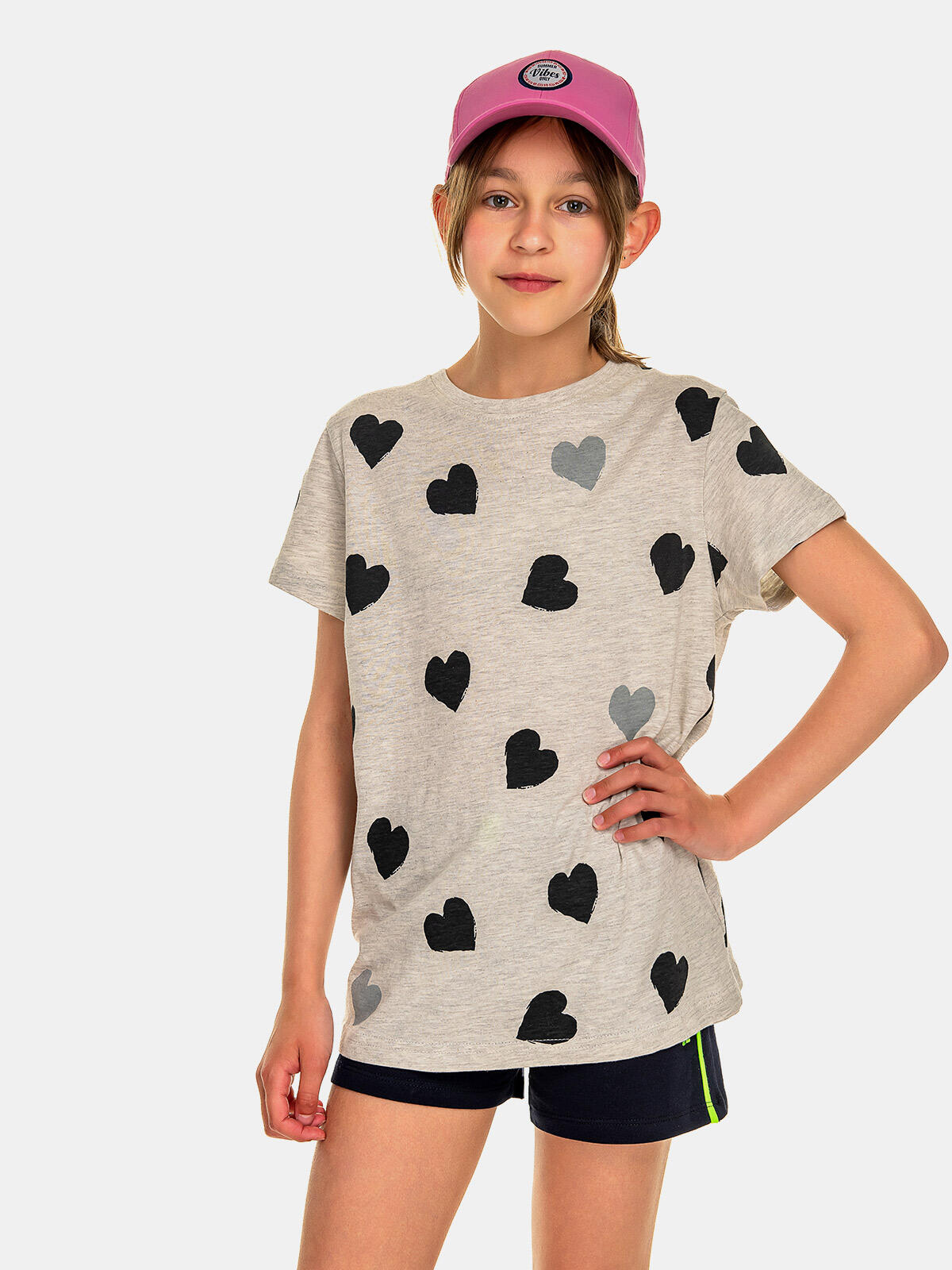 Bawełniany t-shirt z nadrukiem