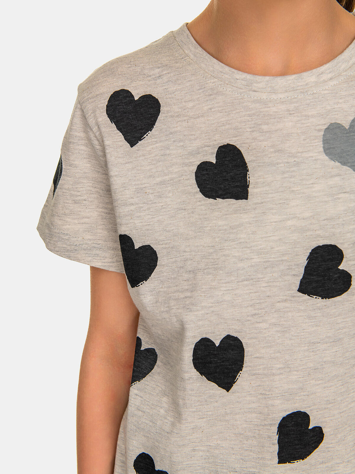 Bawełniany t-shirt z nadrukiem