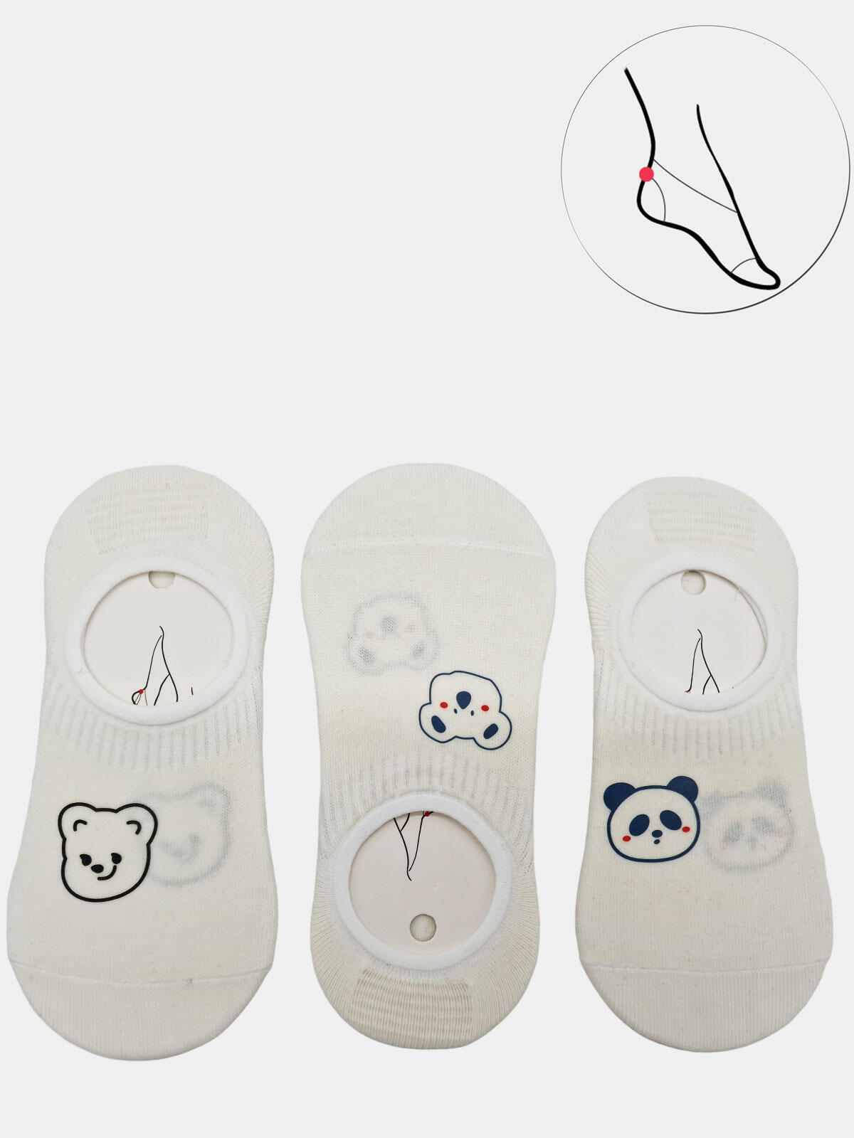 Skarpetki balerinki 3-pak 27-30