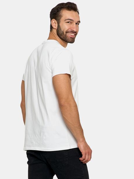 Gładki t-shirt z bawełny czesanej