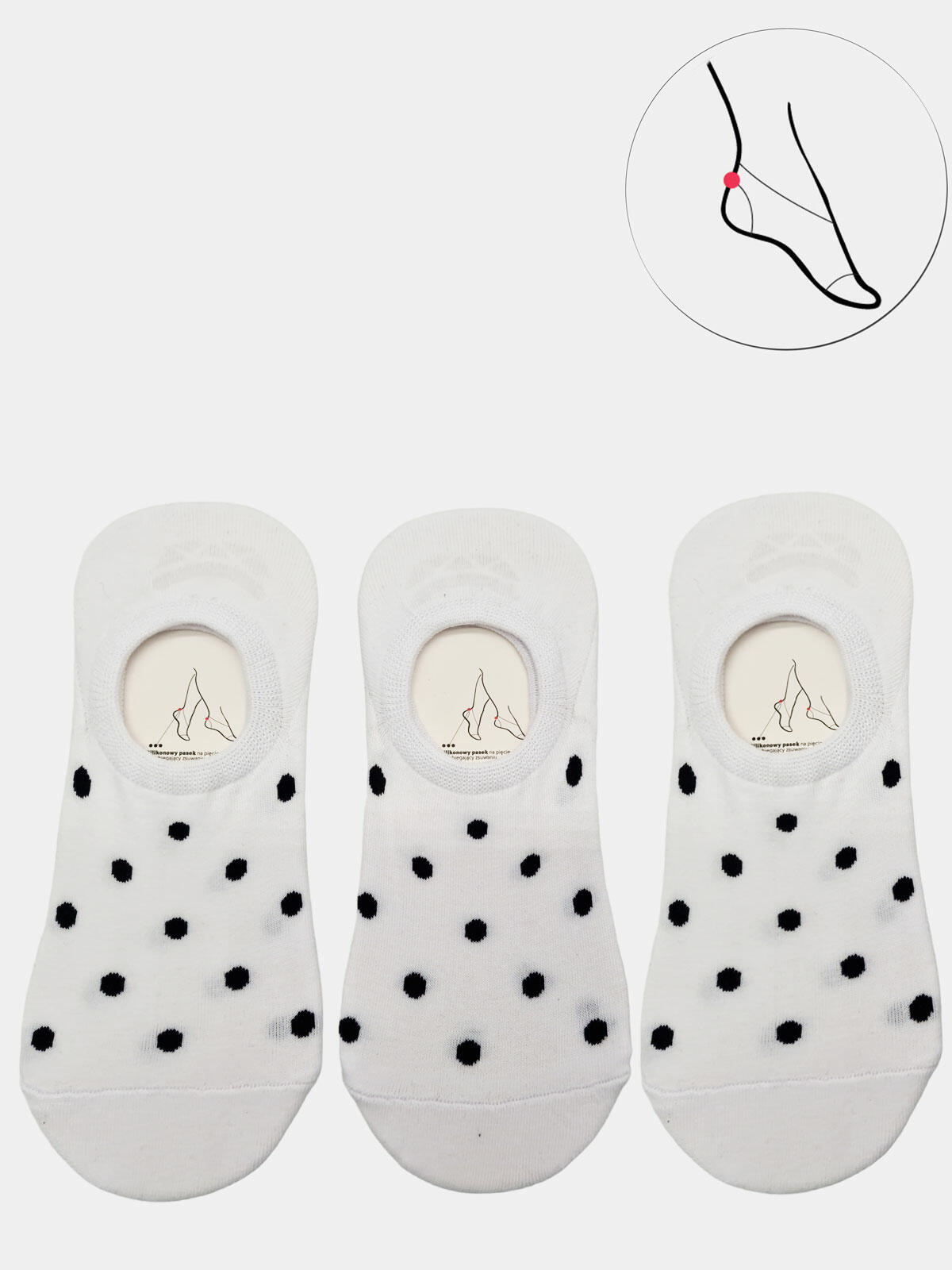 Skarpety balerinki 3-pak 39-41