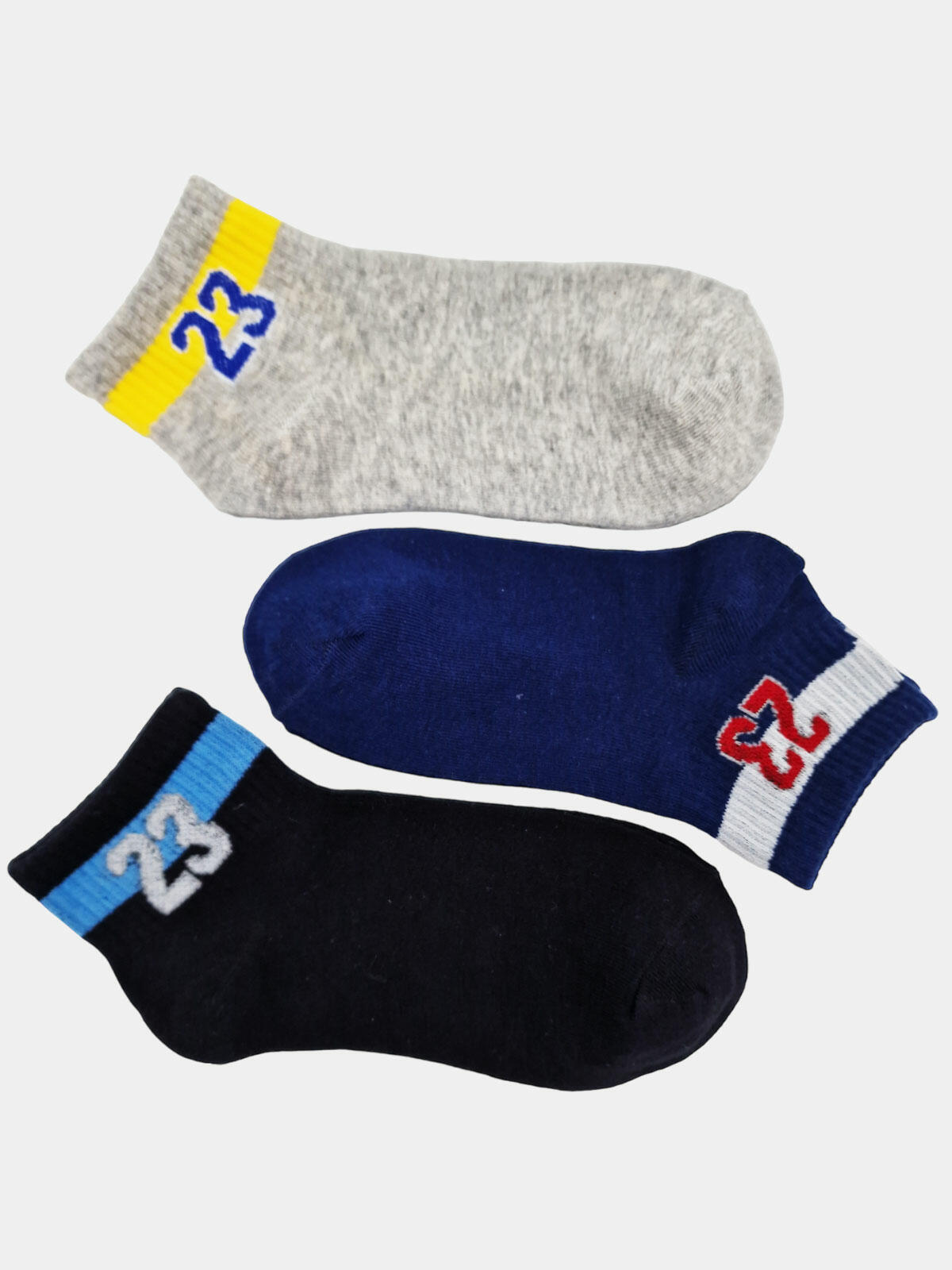 Skarpetki krótkie zakostki 3-pak 27-30