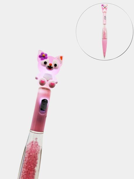 Długopis kotek świecący