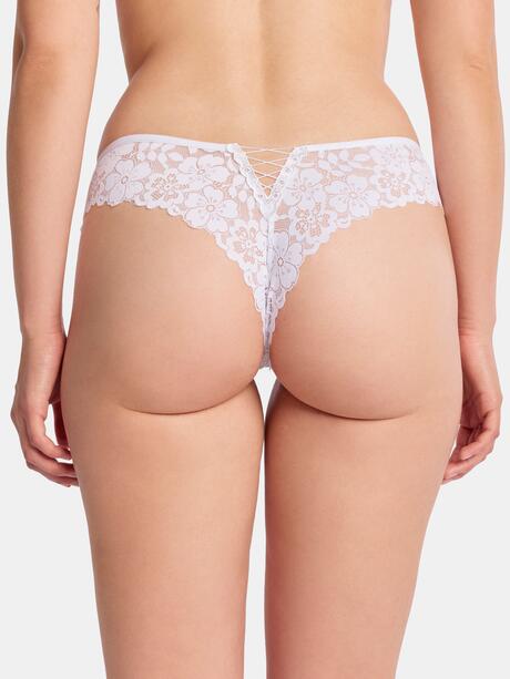 Stringi koronkowe 3-pak