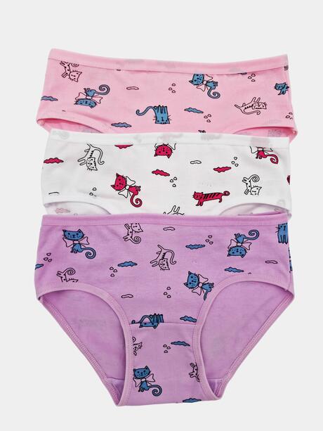 Majtki dziewczęce 3-pak