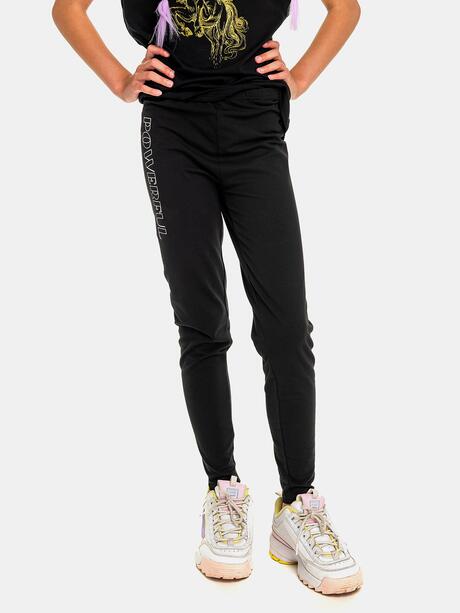 Bawełniane legginsy z nadrukiem