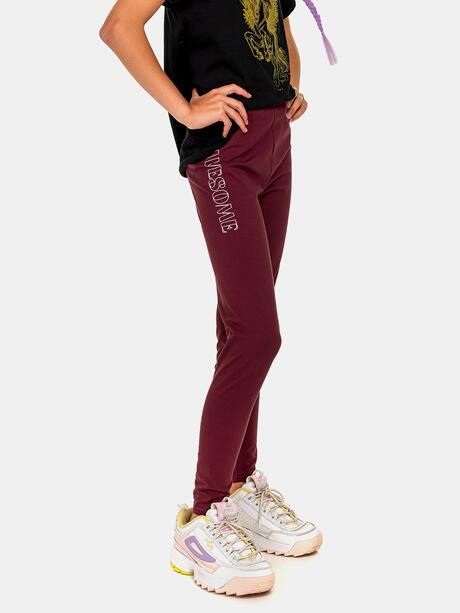 Bawełniane legginsy z nadrukiem