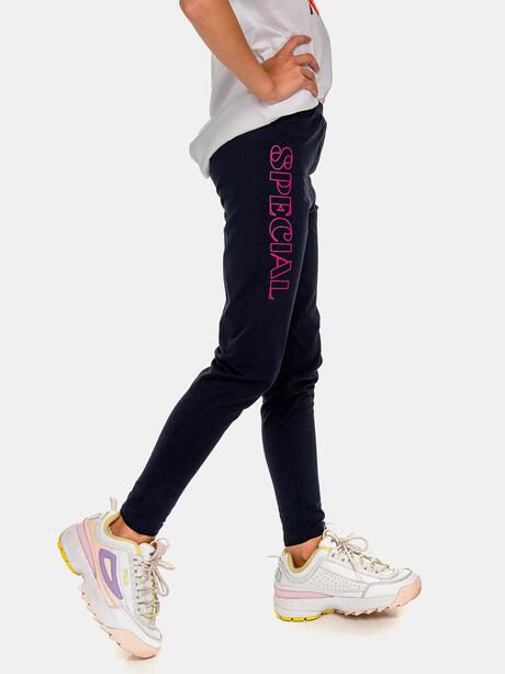 Bawełniane legginsy z nadrukiem