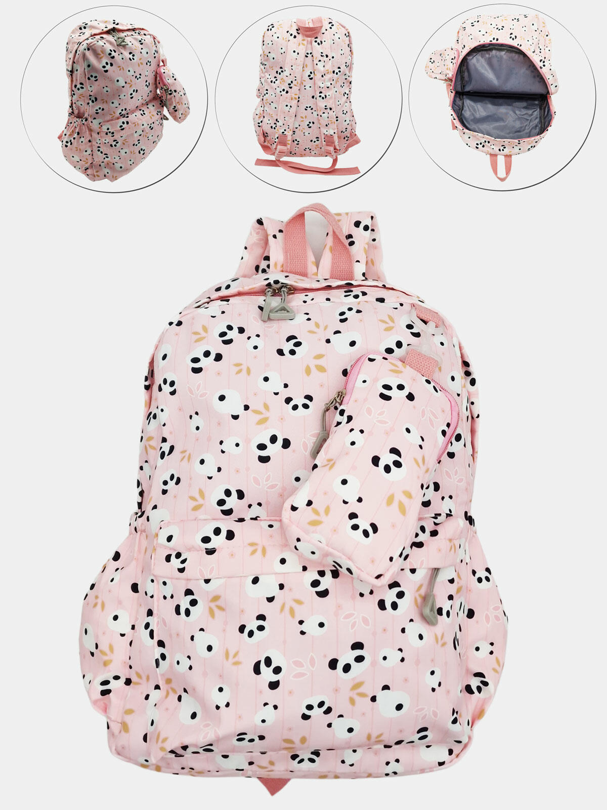 Plecak szkolny w pandy