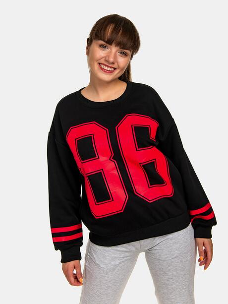 Bluza oversize z nadrukiem