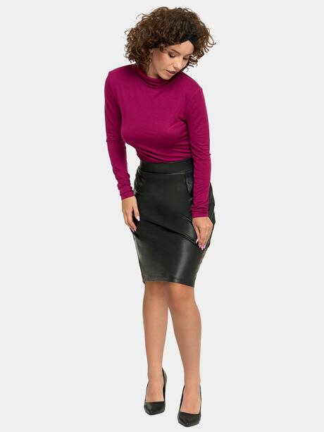 Spódnica z imitacji skóry