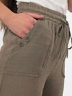Lekkie spodnie damskie z kieszeniami