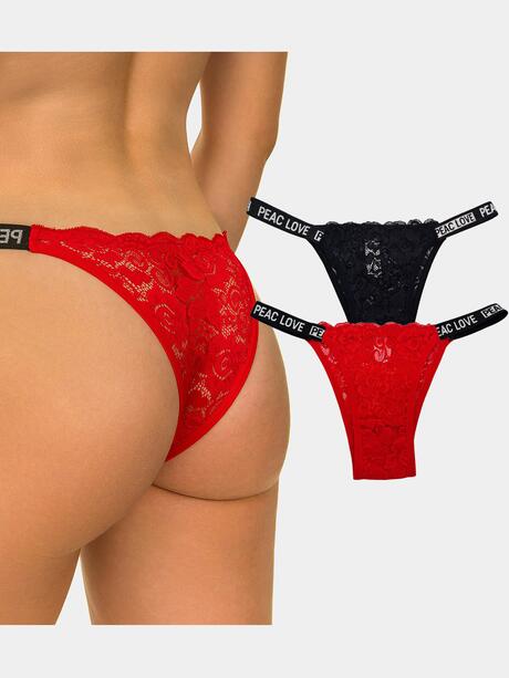 Stringi damskie 2-pak