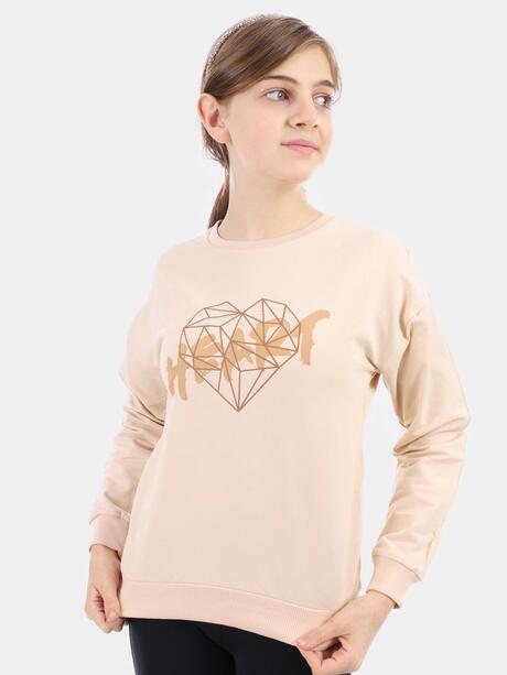 Bawełniana bluza z aplikacją