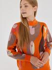 Wzorzysty sweter