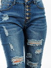 Spodnie jeansy z dziurami SKINNY
