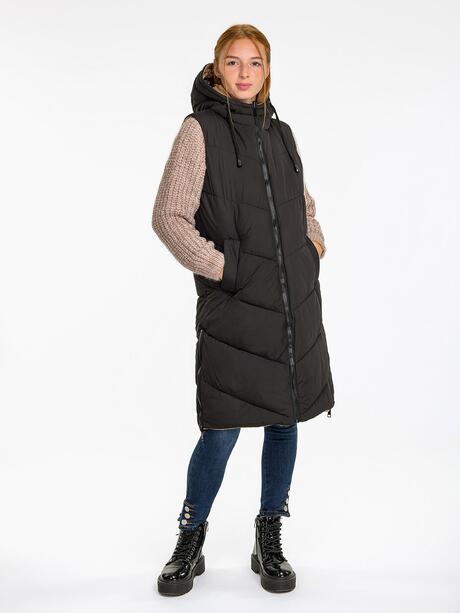 Dwustronna kamizelka pikowana