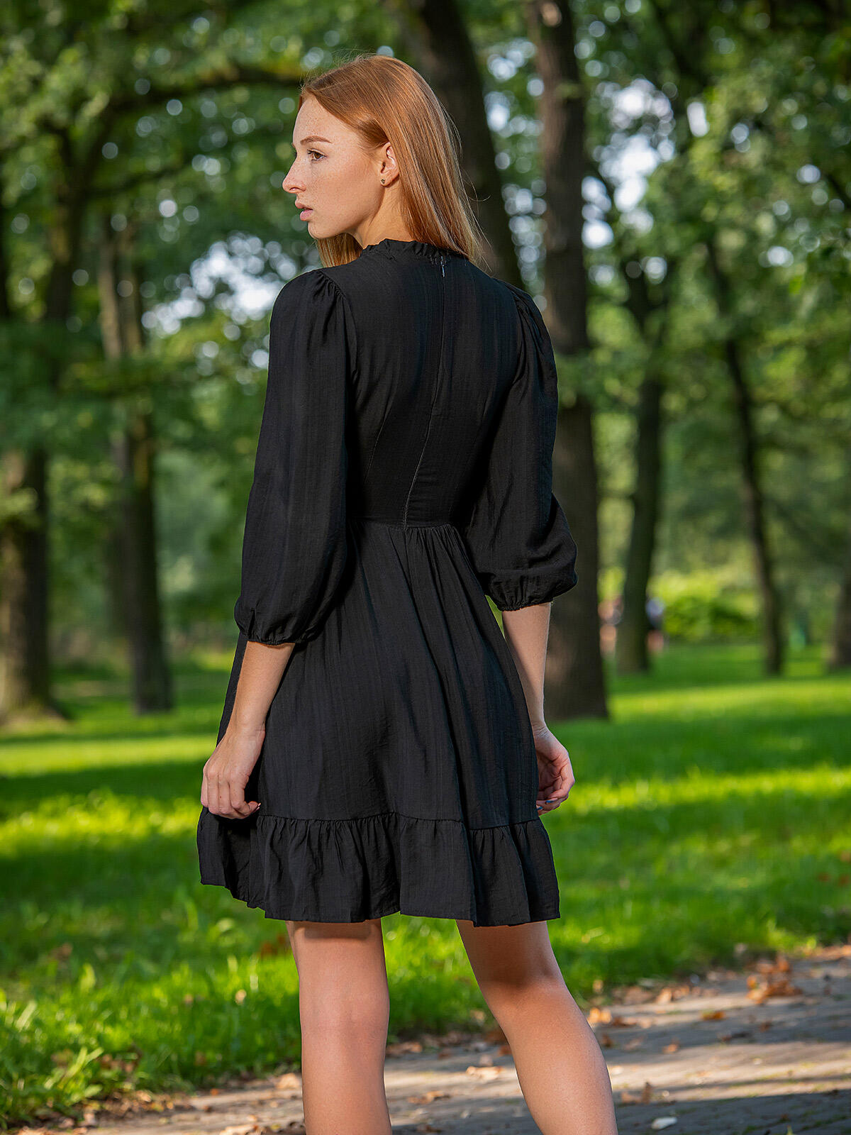 Sukienka z marszczeniem