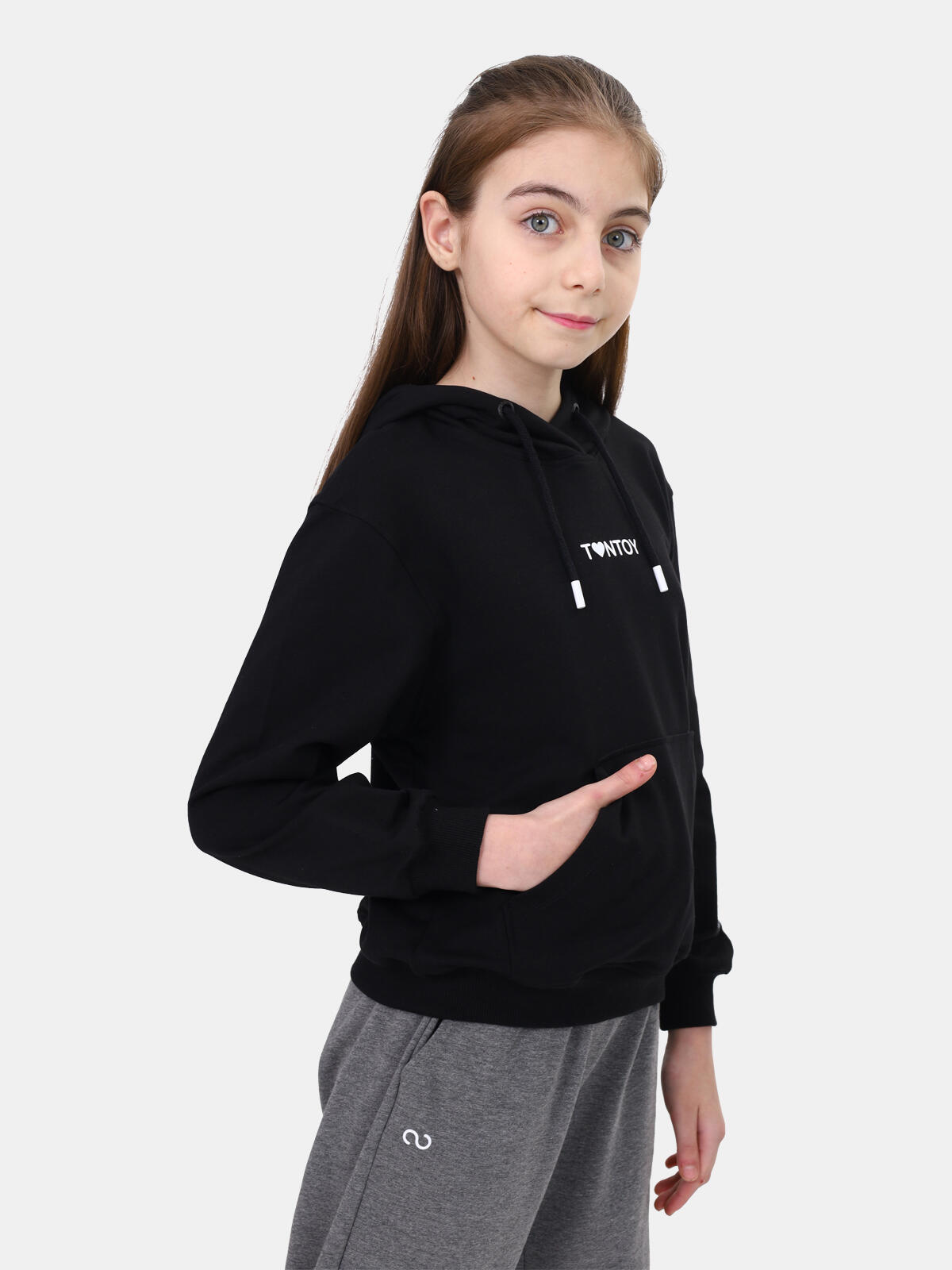 Bawełniana bluza z kapturem
