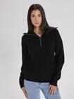 Sweter z rozpinanym golfem