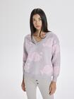Sweter w kwiaty