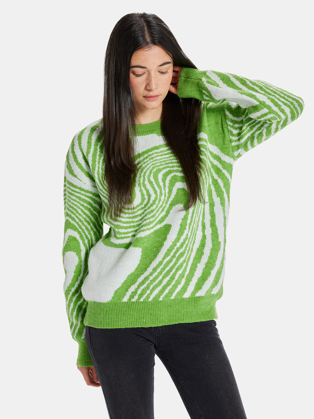 Sweter we wzory