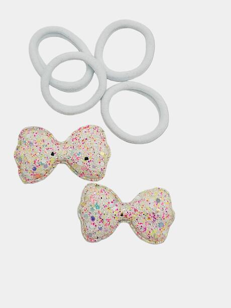 Zestaw gumek i spinek do włosów