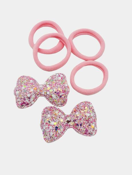 Zestaw gumek i spinek do włosów